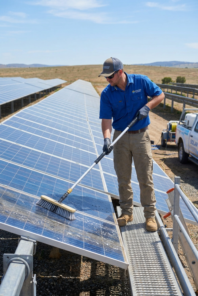 solar panel wash service